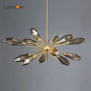 Axya Modern Glass Living Room Chandelier