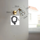 Axyaa Green Glass LED Wall Lights with Pull Chain Switch, Up and Down Adjustable