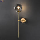 Nordic Glass Ball LED Wall Lamp by Axyaa - Modern Bedroom, Bathroom, Stair Lighting