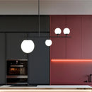 Axyaa Nordic Black Golden Glass Chandelier for Home Decor