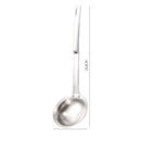 Axyaa Stainless Steel Soup Spoon Colander Strainer Skimmer for Home Cooking