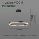 Axyaa Luxury LED Chandelier for Dining Room, Bedroom, Living Room, Hall - Creative Nordic Design