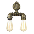 Axyaa Industrial Water Pipe Wall Sconce Steampunk Vintage Rustic Wall Lamp