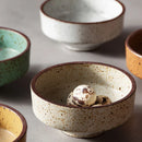 Axya Coarse Pottery Eating Bowl - Japanese Style Noodles Rice Bowl, Retro Design