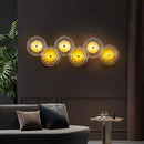 Axyaa Glass Wall Lamp for Stylish Living Room Decor