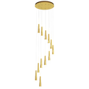 Modern Simple Pendant Chandelier for Stairwell by Axyaa Home Decor