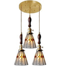 Axyaa Glass Copper Pendant Light LED Hanglamp Nordic Modern Hanging Light