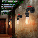Axyaa Industrial LED Water Pipe Wall Lamp Sconce for Home Decor