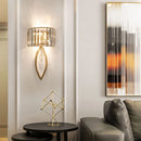 Axyaa Crystal Lamp: Postmodern Light Luxury for Living Room, Bedroom, Study, Aisle