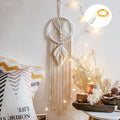 Boho Moon Dream Catcher Wall Hanging by Axyaa