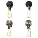 Axyaa Chrome Loft Retro Vintage Wall Sconces LED Wall Lights