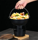 Axya Portable Charcoal Grill & Alcohol Stove Hot Pot Combo