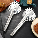Axyaa Fine Mesh Strainer Tongs Oil Skimmer BBQ Clamp Kitchen Cooking Accessories