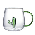 Axyaa 3D Animal Glass Mug: Fun Novelty Cup for Coffee, Tea, Milk - 400ml