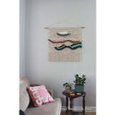 Axyaa Handwoven Macrame Tapestry: Colorful Boho Wall Hanging Decoration