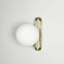 Axyaa LED Wall Light Fixture Glass Metal Modern Home Decor Sconces Hallway