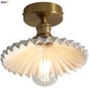 Nordic Copper LED Ceiling Lights by Axyaa