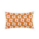 Axyaa Floral Cushion Cover - Pink Purple Yellow Green Pillow for Living Room Bed Sofa