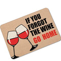Axyaa Funny Wine Doormat for Home, Kitchen, Bathroom - Christmas Gift