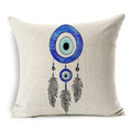 Axyaa Evil Eye Dream-catcher Pillowcase for Ramadan Decor