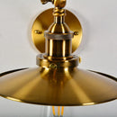 Axyaa Gold Adjustable Long Arm Wall Light Fixture