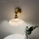 Axyaa LED Wall Lamp Modern Nordic Design 4 Colors Glass Light Switch