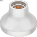 Axyaa Ceramic E27 Lamp Holder Base 110-220V White Black Table Ceiling Fitting