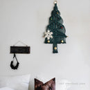 Axyaa Macrame Christmas Tree Boho Wall Hanging Tapestry - Handwoven Bohemian Decor