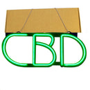 Axyaa Neon CBD Coffee Beer Bar Sign | Super Bright 56X21CM Display with Adapter