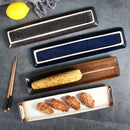 Axyaa Ceramic Long Plate for Sushi Snacks & Desserts