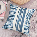 Axyaa Ink Blue Tassel Cushion Cover for Home Decor Bedroom Living Room