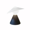 Axyaa Black Metal Paint Adjustable LED Table Lamp for Home and Office