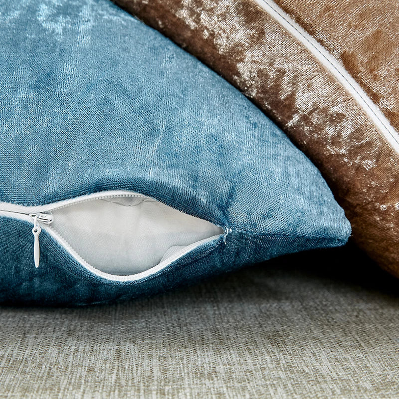 Axyaa Velvet Cushion Cover 45x45 for Sofa Decor and Living Room Pillows