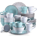 Axyaa Vancasso Vine 16-Piece Stoneware Dinner Set for 12 Person