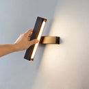 Axyaa Nordic Rotating Wall Lamp, Modern Minimalist LED Bedroom Lighting