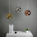 Axyaa Golden Ball Glass Pendant Lights for Kitchen, Living Room, and Cafe