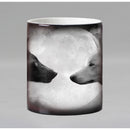 Axyaa Wolf Color Changing Ceramic Coffee Mug, 11oz