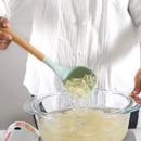 Axyaa Silicone Kitchen Utensils Set with Wooden Handle - Cooking Tools & Egg Beaters