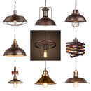 Axyaa Industrial Vintage LED Pendant Chandelier for Home Kitchen Living Room