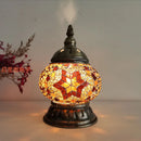 Axyaa Hand-inlaid Glass Mosaic Turkish Night Lamp for Bedroom Living Room