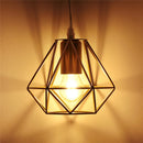 Axyaa Retro Iron Cage Pendant Chandelier for Restaurant Kitchen