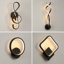 Axyaa Nordic Black & White Wall Lamp for Modern Indoor Decor