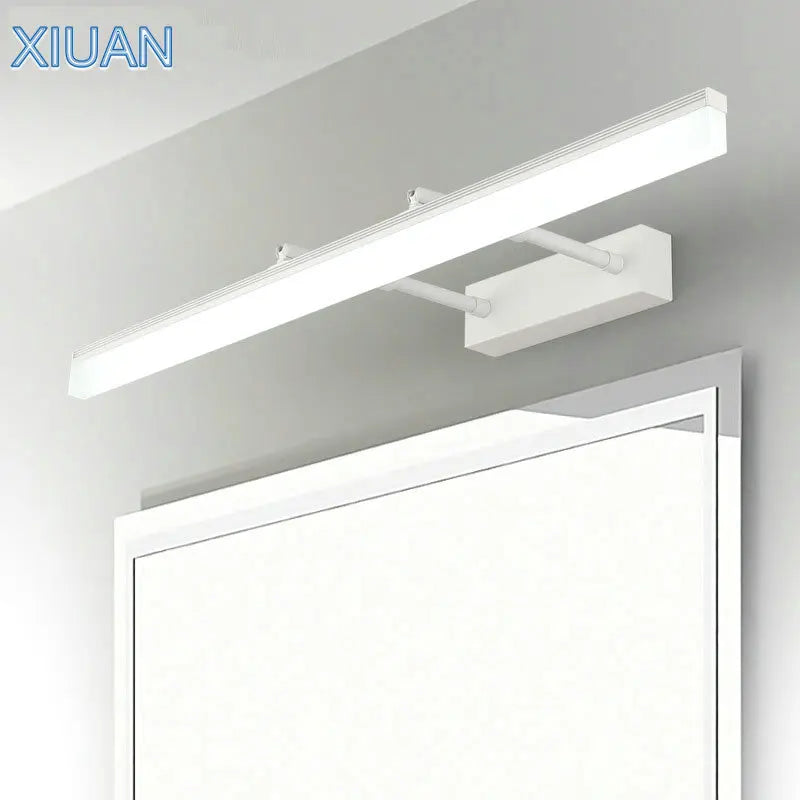 LED Bathroom Wall Light Axyaa Dimmable Mirror Wall Light Silver Gold Black White