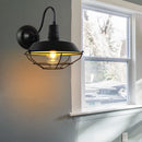 Axyaa Vintage Loft LED Wall Sconce Industrial Gooseneck Light Fixtures