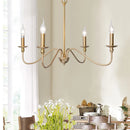 Axyaa Farmhouse Industrial Chandelier for Dining Living Kitchen Bedroom Balcony