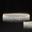 Luxury Crystal LED Chandelier by Axyaa for Living Room, Dining, and Bedroom