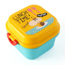 Axyaa Cartoon Lunch Box: Portable 2 Layer Bento, Microwaveable, Colorful Kids Container