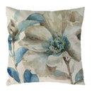 Blue Flowers & Birds Pattern Cushion Cover, Axyaa Home Decor Pillow Case