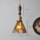 Axyaa Glass Copper Pendant Light LED Hanglamp Nordic Modern Hanging Light