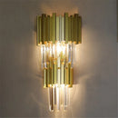 Axyaa Crystal LED Pendant Chandelier: Elegant Glass Living Room Lighting